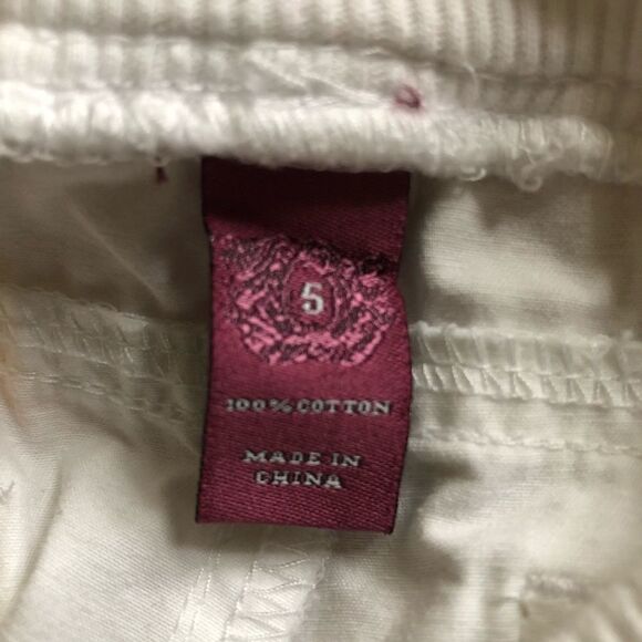 Epic Threads White Girls Shorts Size 5 - Picture 4 of 4